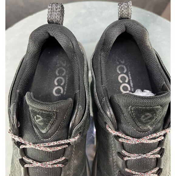 ECCO Biom 2GO Men's Trainer Shoes Size EU 44 US 10-10.5 Nubuck Leather Black - Picture 9 of 11